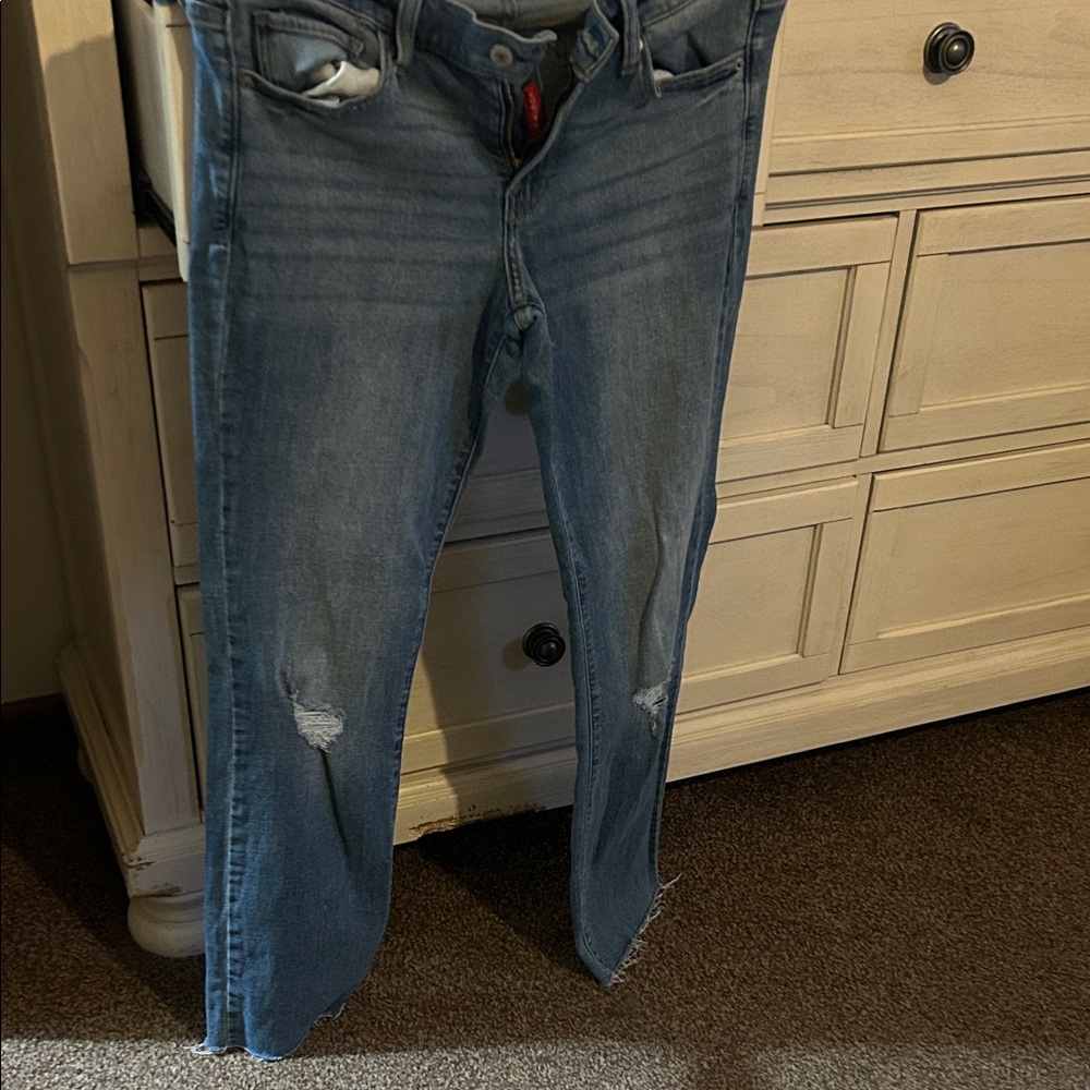 Lucky Brand Light Blue Distressed Ankle Jeans